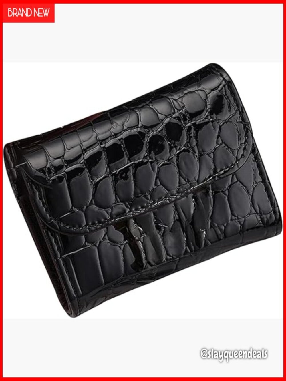 Compact RFID Blocking PU Leather Card Holder Wallet with Multiple Slots